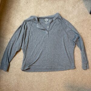 Vintage Gray Long Sleeve Anthropologie Shirt